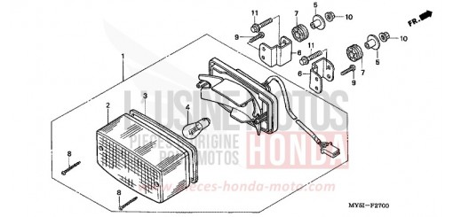 FEU ARRIERE CB500S2 de 2002